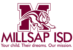 Millsap ISD Your Child. Their Dreams. Our Mission. Logo 